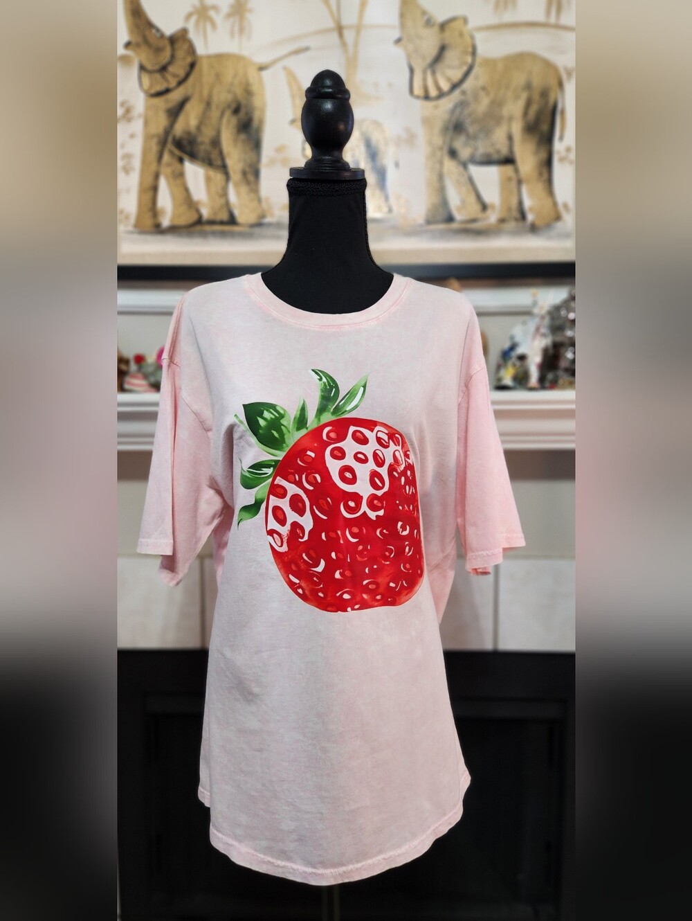 Strawberry Watercolor Berry Fruit Tee
